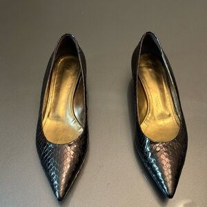 Ladies Bronze AUTHENTIC GIUSEPPE ZANOTTI KITTEN PUMPS